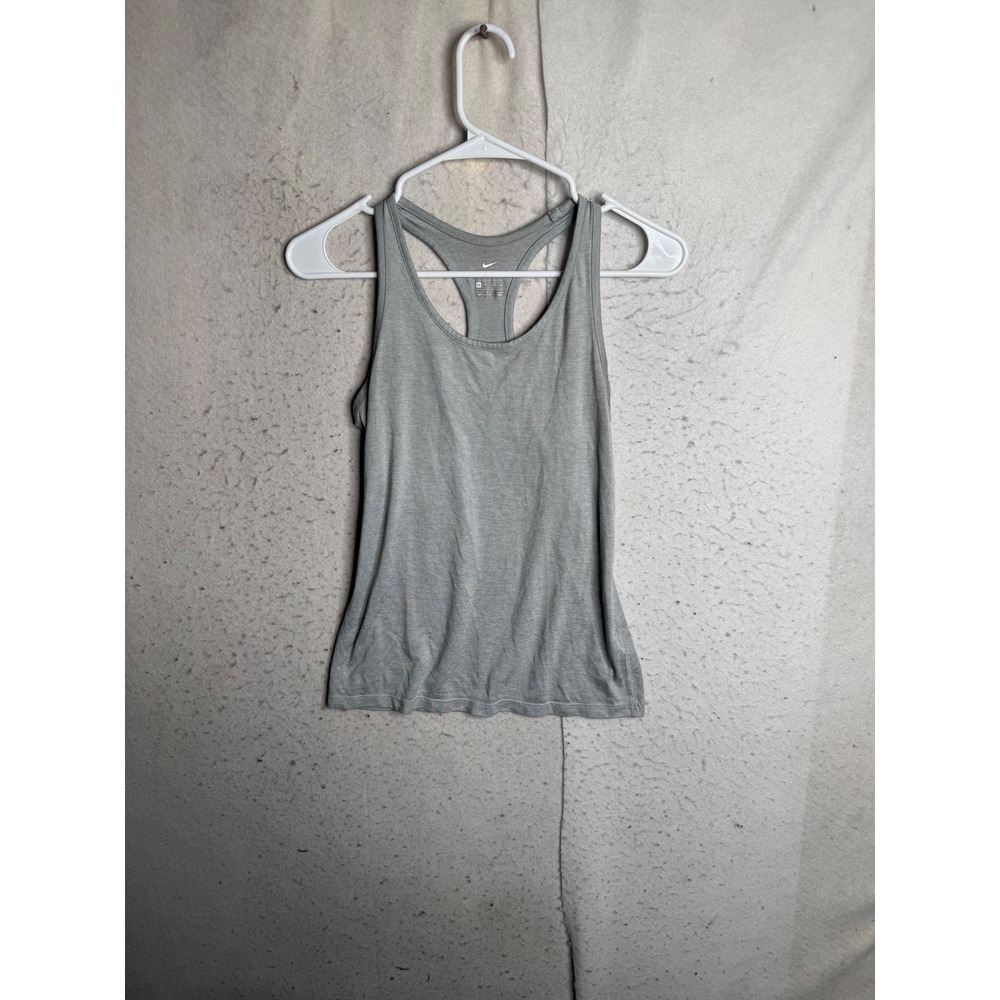 Nike Dri-FIT Racerback Tank Top Gray Heather Mesh Back XS SP160711FVN